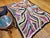 Vintage Moroccan Tapestry Rug, Handwoven, Mid-Century Modern Abstract Design, 6’ X 7’ For Sale - Image 9 of 10