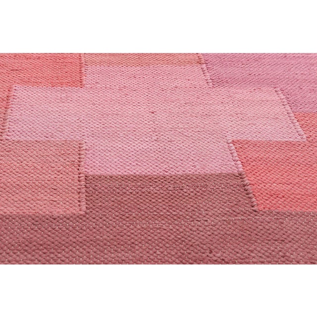 Mid 20th Century Vintage Swedish Rollakan Rug, 05'07 X 07'09 For Sale - Image 5 of 12