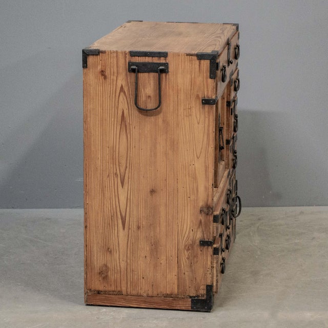 Antique Japanese Cedar Merchant Chest For Sale In Denver - Image 6 of 8