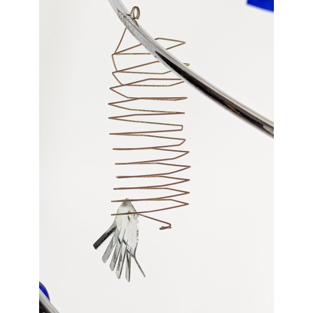 1990s Glass and Chrome Pated Metal Melissa Pendant Light by Toni Cordero for Artemide, 1990s For Sale - Image 5 of 18