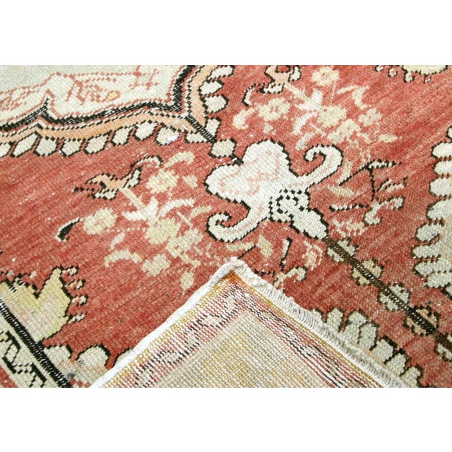 1960s Turkish Oushak Rug For Sale - Image 4 of 7
