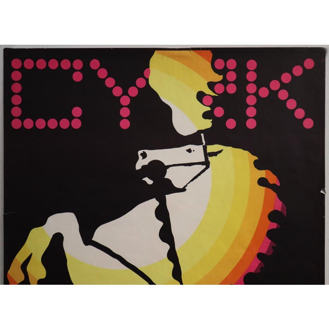 Illustration 1969 Polish Circus Poster - Cyrk (Rearing Horse) - Janowski For Sale - Image 3 of 16