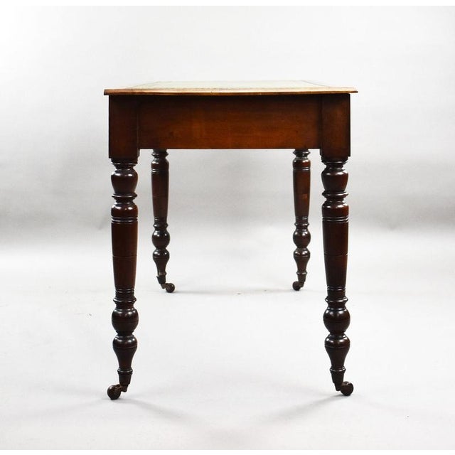 1910s Edwardian Mahogany Writing Table, 1910 For Sale - Image 5 of 6