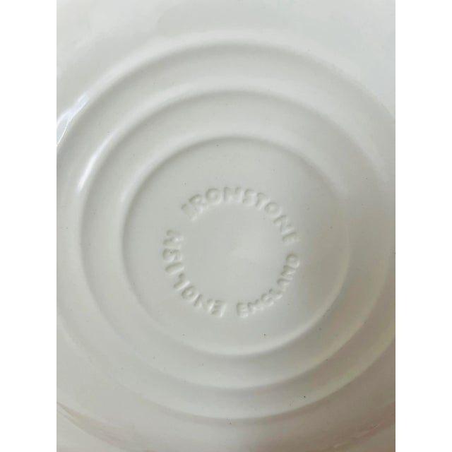 Early 20th Century English Ironstone Tableware Kingswood Lunch or Dinner Plates. Pink. S/4. 9 5/8” For Sale - Image 5 of 6