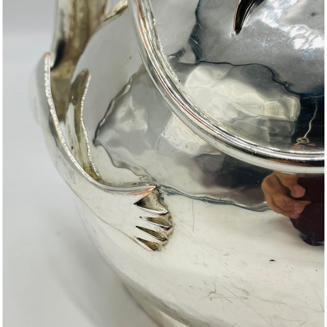 1980s Emilia Castillo Silver-Plated Monkey Pitcher, Mexican Modernism For Sale - Image 18 of 18