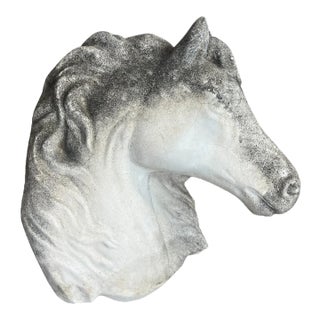 Cast Cement Horse Head For Sale