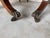 Vintage Eclectic Mahogany Curule-Base Side Tables With Brass Inlay – Pair For Sale - Image 13 of 18
