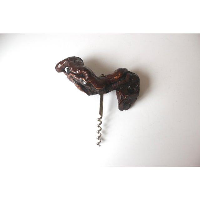 Vintage French Country Grape Vine Wood Corkscrew, Wine Opener, Bar Tool, Screw Pull, Wine Key, Bar Cart Styling, Gift for Him Her Wine Lover For Sale - Image 6 of 8