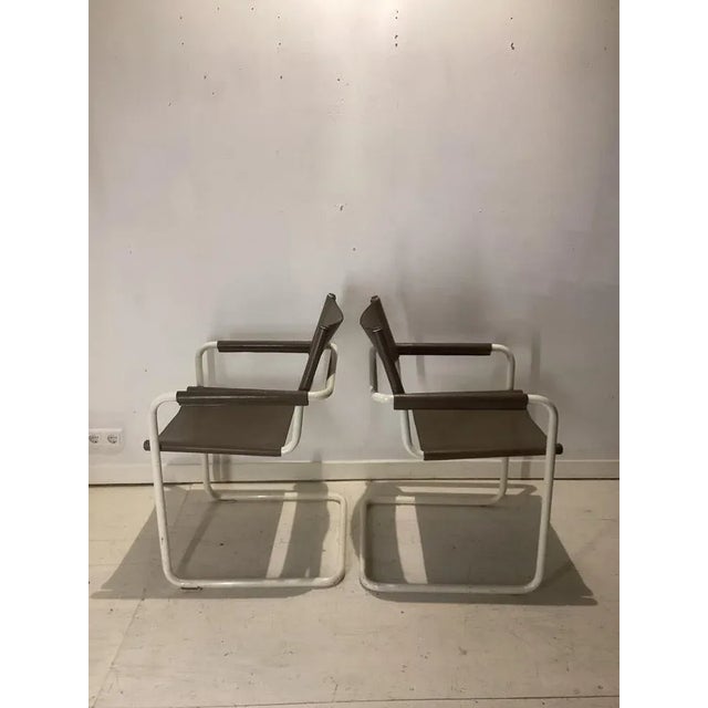 Set of Vintage Chairs by Matteo Grassi, 1980s, in Very Good conditions. Designed 1980 to 1989 This piece has an...