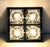 This can be hung as a sconce or as a ceiling light. One of his more famous designs, Murano glass block cubes that create...