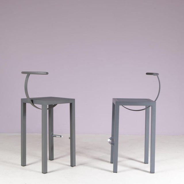 Sarapis Bar Stool by Philippe Starck for Driade, Italy, 1980s For Sale - Image 9 of 12