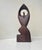 Wood Vintage Abstract Teak Sculpture of Praying Woman, 1970s For Sale - Image 7 of 7