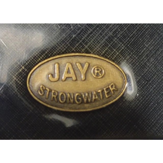 Metal Jay Strongwater Swarovski Small Enamel Picture For Sale - Image 7 of 12