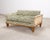 Art Deco 20th C. Art Deco Style Greek Key Velvet and Raffia Settee For Sale - Image 3 of 18
