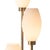 Willows Accent Floor Lamp, Weathered Brass, Opal Glass, Foot Dimmer For Sale - Image 4 of 6