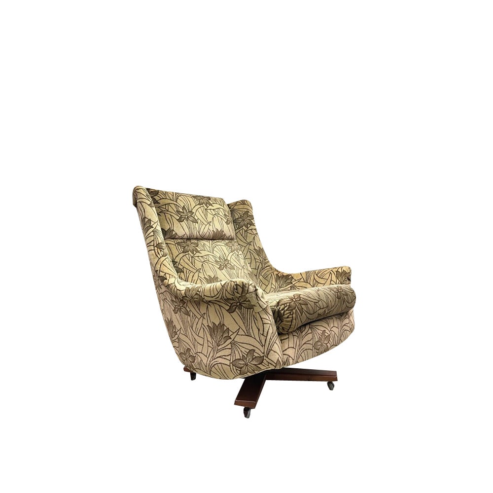 Vintage Egg Swivel Rocking Chair Armchair, 1980s | Chairish