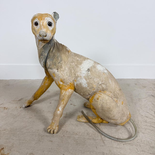Yellow Vintage Cheetah Mannequin by Yves Gaumetou, France, 1980s For Sale - Image 8 of 13