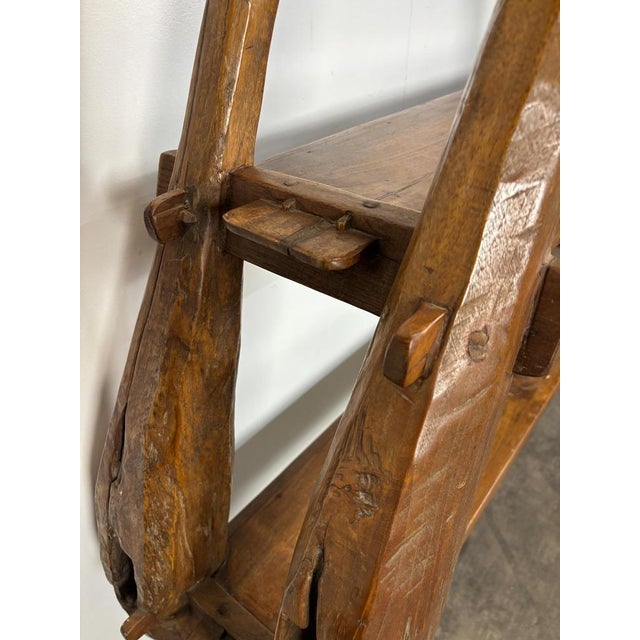 Brutalist Folk Art Shelf For Sale - Image 4 of 7