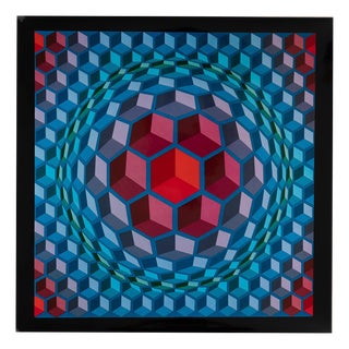 Victor Vasarely, CHEYT MC 4, Photogravure For Sale