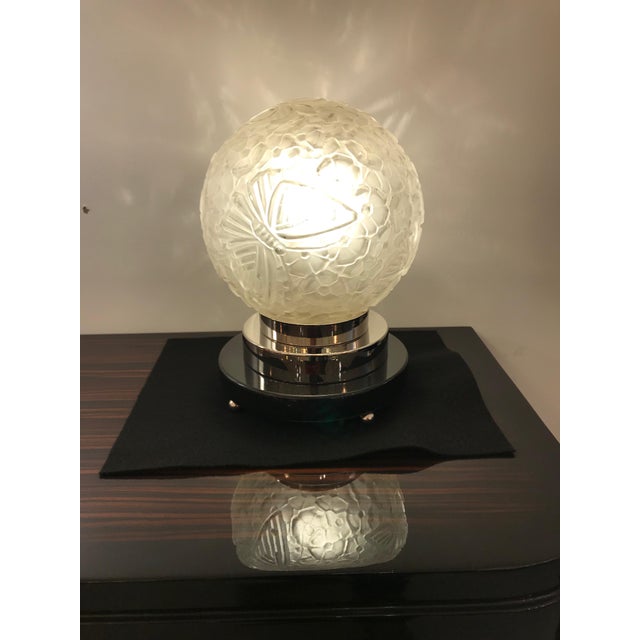 French Art Deco Table Lamps With Butterfly Motif - a Pair For Sale - Image 10 of 12