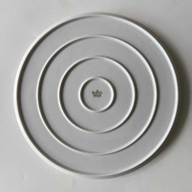 Rosenthal Asimmetria Abduction from the Seraglio Cake Plate by Björn Wiinblad for Rosenthal, 1986 For Sale - Image 4 of 6