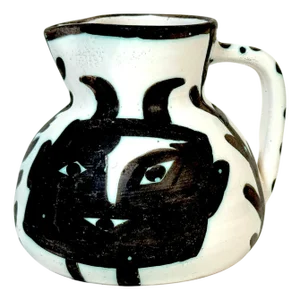 Pablo Picasso, Visage noir (Black Face Pitcher), Madoura, 1953
