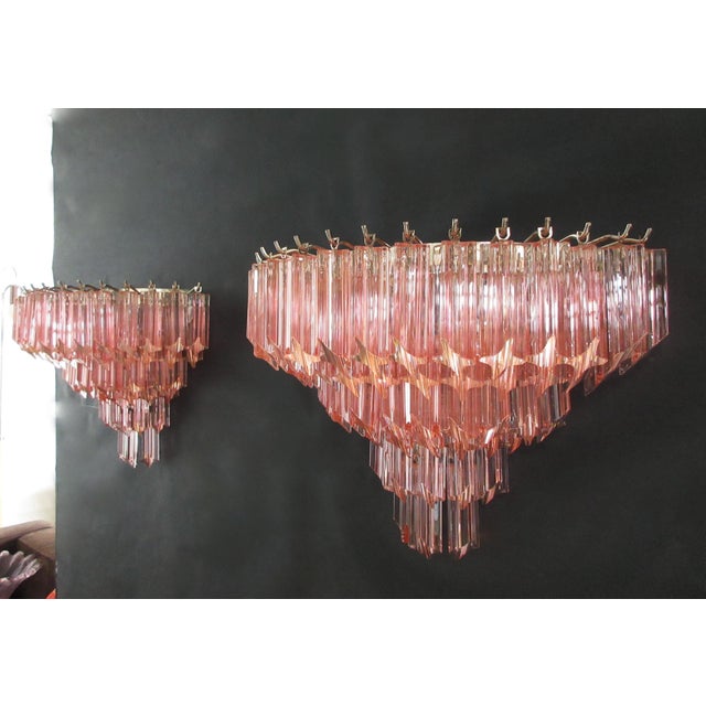 1990s Vintage Murano Wall Sconces, 1990, Set of 2 For Sale - Image 5 of 18