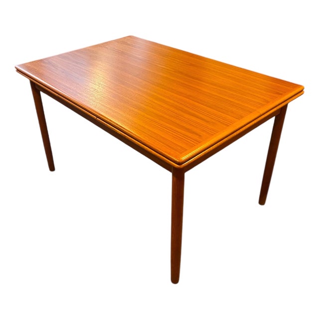 Teak Extension Dining Table From Denmark 1970s For Sale