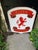 A fabulous vintage trade sign advertising Lion Yachts. Hand painted on both sides, the sign is constructed of wood with...
