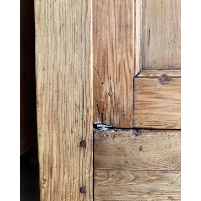Antique Linen Cupboard in Pine For Sale - Image 14 of 15