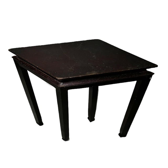 Wood Early 20th Century Unusual Small Rhombus Shape Table For Sale - Image 7 of 9