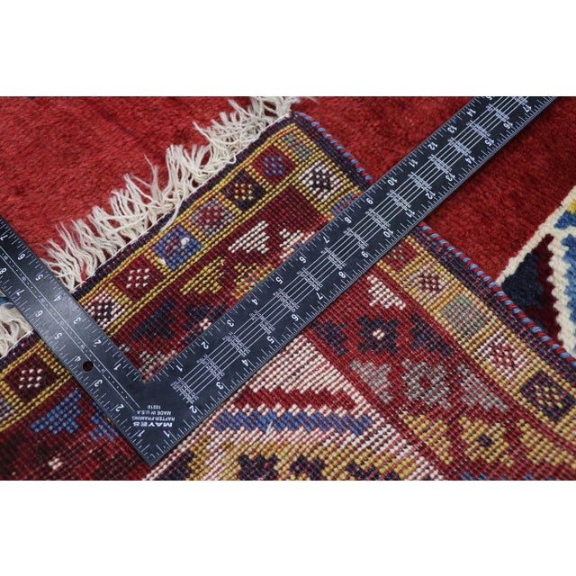 Mid 20th Century Vintage Persian Shiraz Rug - 06'09 X 09'09 For Sale - Image 5 of 9