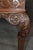 1910s Antique Georgian Style Carved Console Table With Inlaid Wood Top For Sale - Image 5 of 13