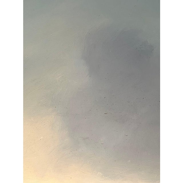 Claude Sauthier, Late Afternoon at Soujet, Oil on Wood, 1970s For Sale - Image 8 of 13