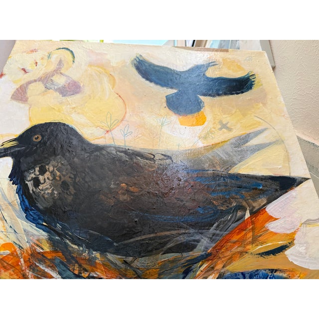 “Nesting” Ravens Painting by LWren Walraven For Sale - Image 13 of 13