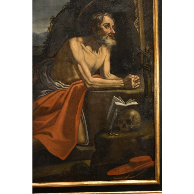 Hendrick de Somer / Enrico Fiammingo, Saint Jerome, 1630, Oil on Canvas For Sale - Image 4 of 18