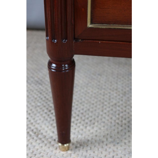 Louis xvi speckled mahogany commode " louis xvi chest of drawers in speckled mahogany from the end of the louis xvi...