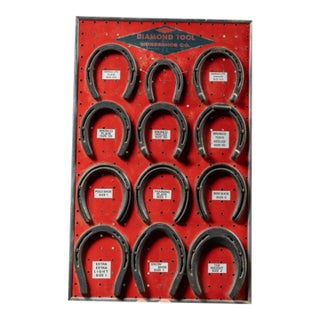 Mid 20th Century Diamond Tool Horseshoe Company Salesman Display For Sale