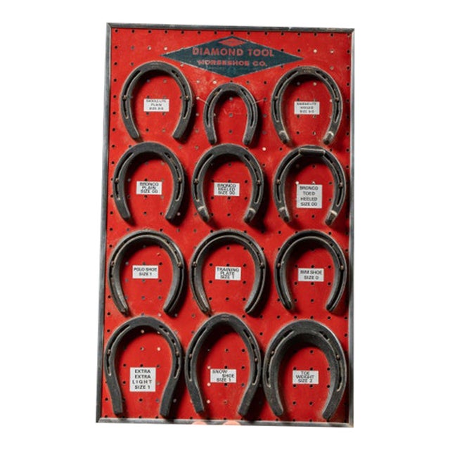 Mid 20th Century Diamond Tool Horseshoe Company Salesman Display For Sale