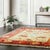 Rustic Tribal Modern Turkish Oushak Ivory Contemporary Room Size Rug Carpet For Sale - Image 4 of 6