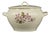 Vintage Diamondstone Laveno Floral Porcelain Soup Bowl, Italy For Sale
