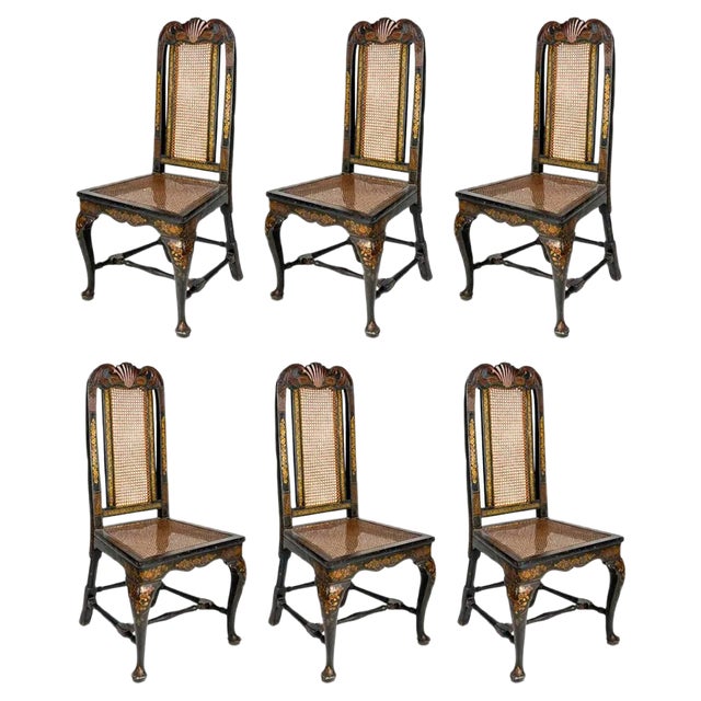 18th Century Dining Chairs, England, 1750s, Set of 6 For Sale