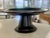 Farmhouse Mid 20th Century Ebonized Wood Pedestal Tray Centerpiece X-Large For Sale - Image 3 of 7