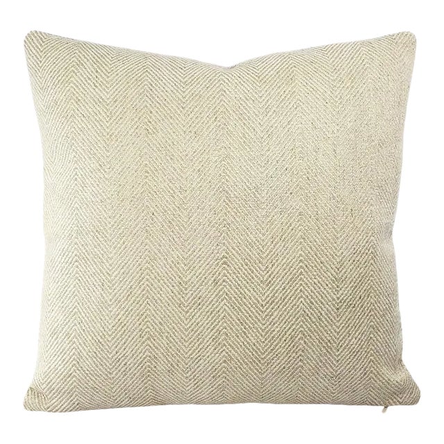 Gp & J Baker Braddock in Oatmeal Pillow Cover For Sale
