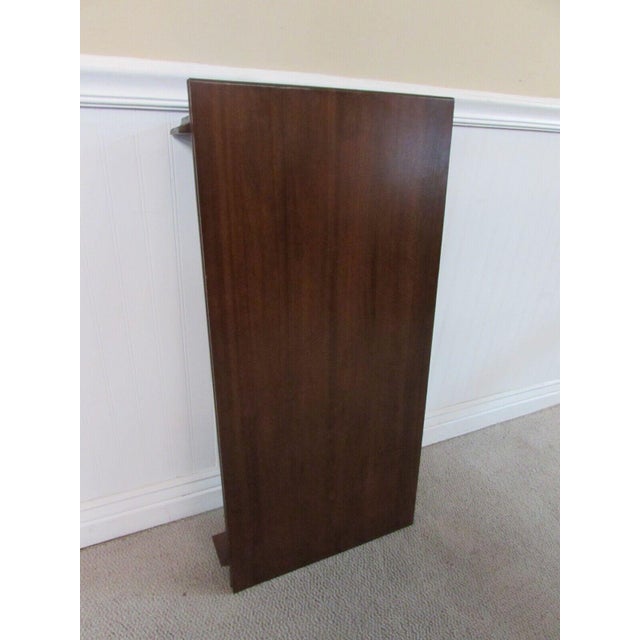 Contemporary Crate & Barrel Mahogany Dining Table With Leaf Chairish