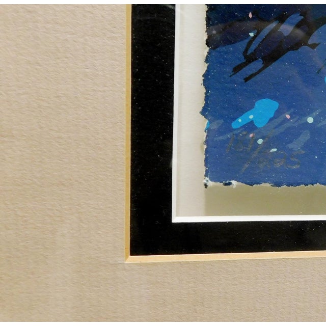 Earl Biss "Blizzard Along the Beartooth Range" Framed Hand Signed For Sale - Image 4 of 8