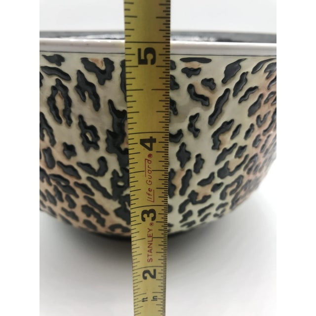 1990s Vintage Kinder Harris Porcelain Animal Print Bowl 1990 For Sale - Image 5 of 7
