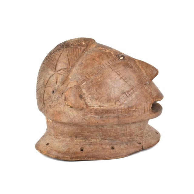 Early 20th Century Tabwa Helmet Mask For Sale - Image 4 of 7