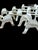 Large Art Deco Silver-Plated Arceaux Knife Rests by Victor Saglier Ee Frères, France, 1930s, Set of 12 For Sale - Image 3 of 7