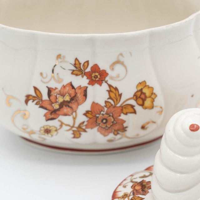 Vintage Porcelain Candy Dish by Albert Laurent for Couleuvre, 1940s For Sale - Image 13 of 15